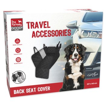 Potah Dog Fantasy na zadní sedadlo uzavíratelné boky  207x143cm-KS