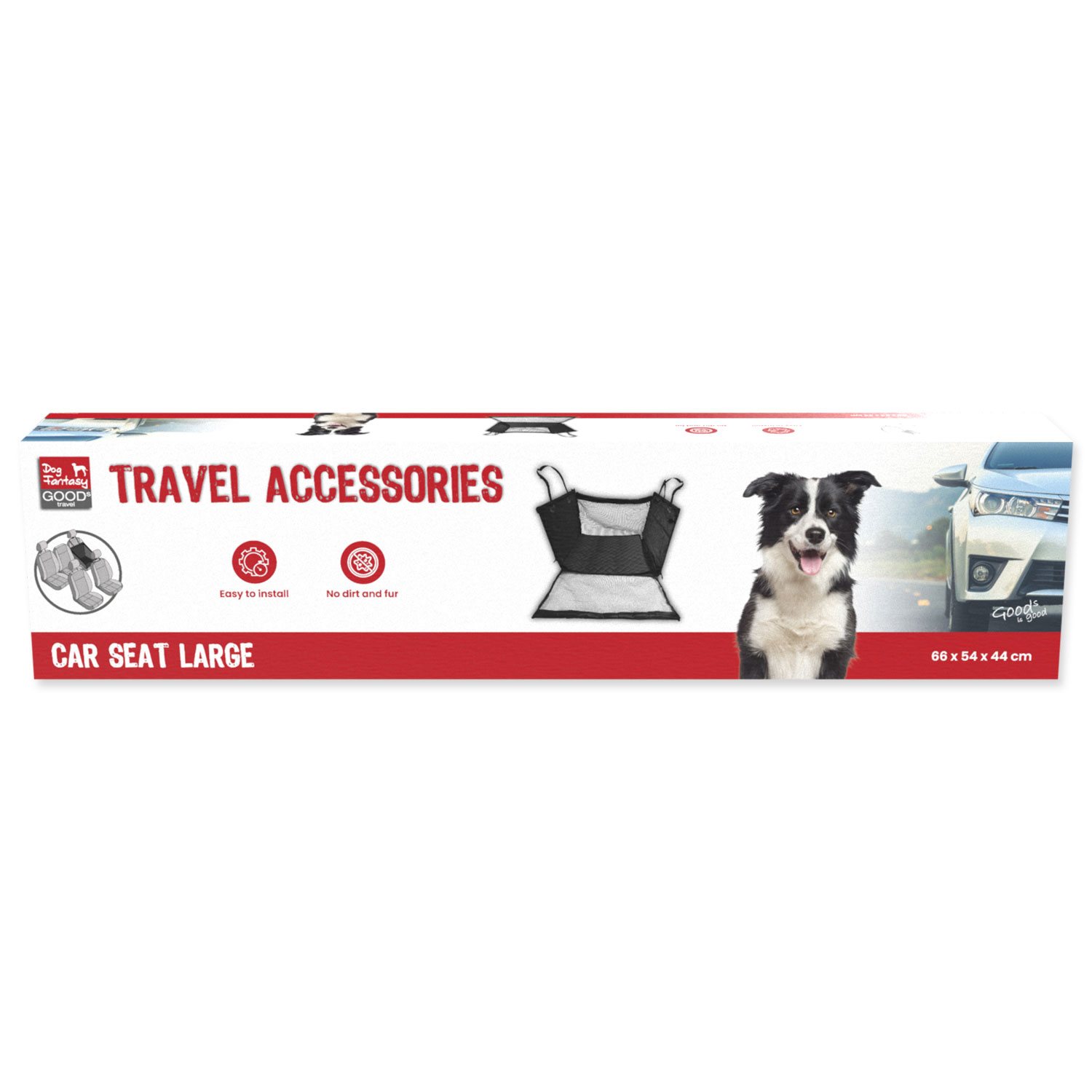 Sedačka Dog Fantasy do auta velká 66x54x44cm -KS
