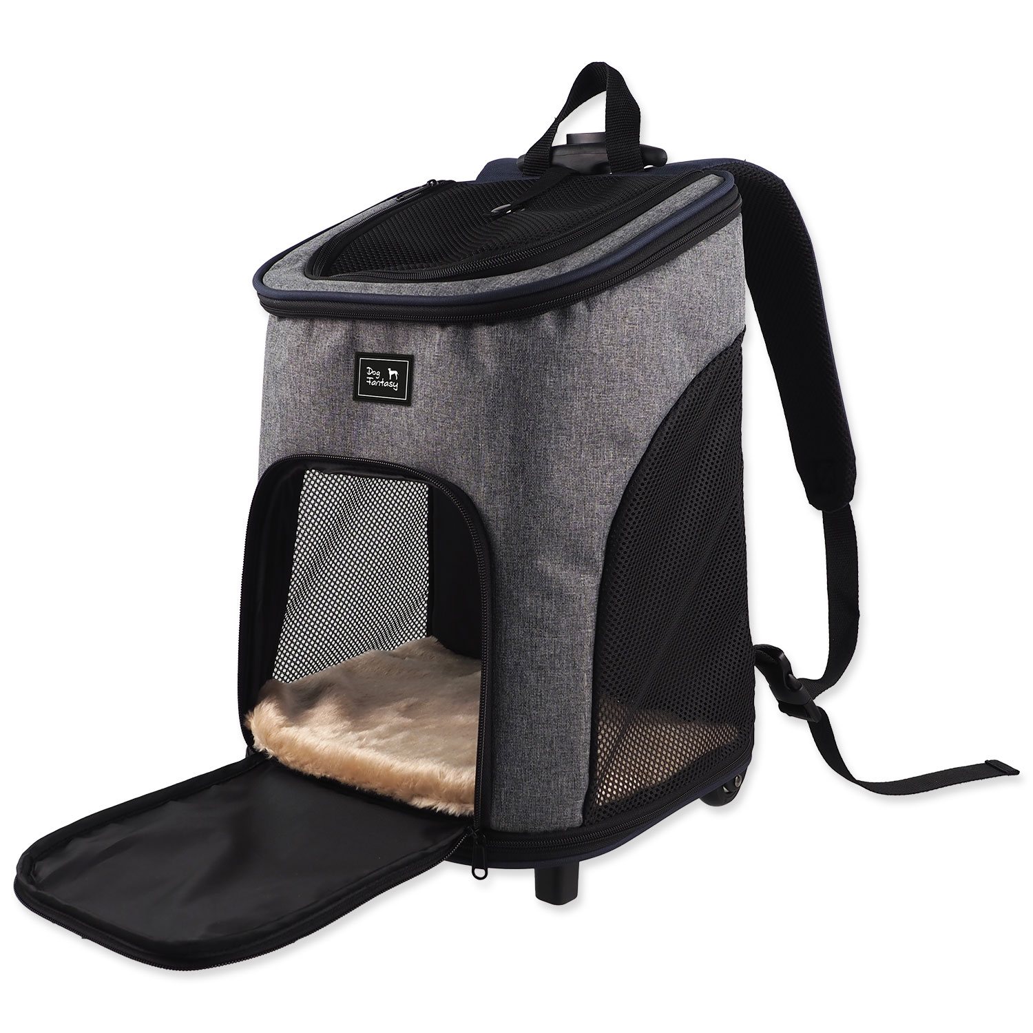 Taška Dog Fantasy Travel 2v1 Swift na kolečkách 33x30x50cm-KS