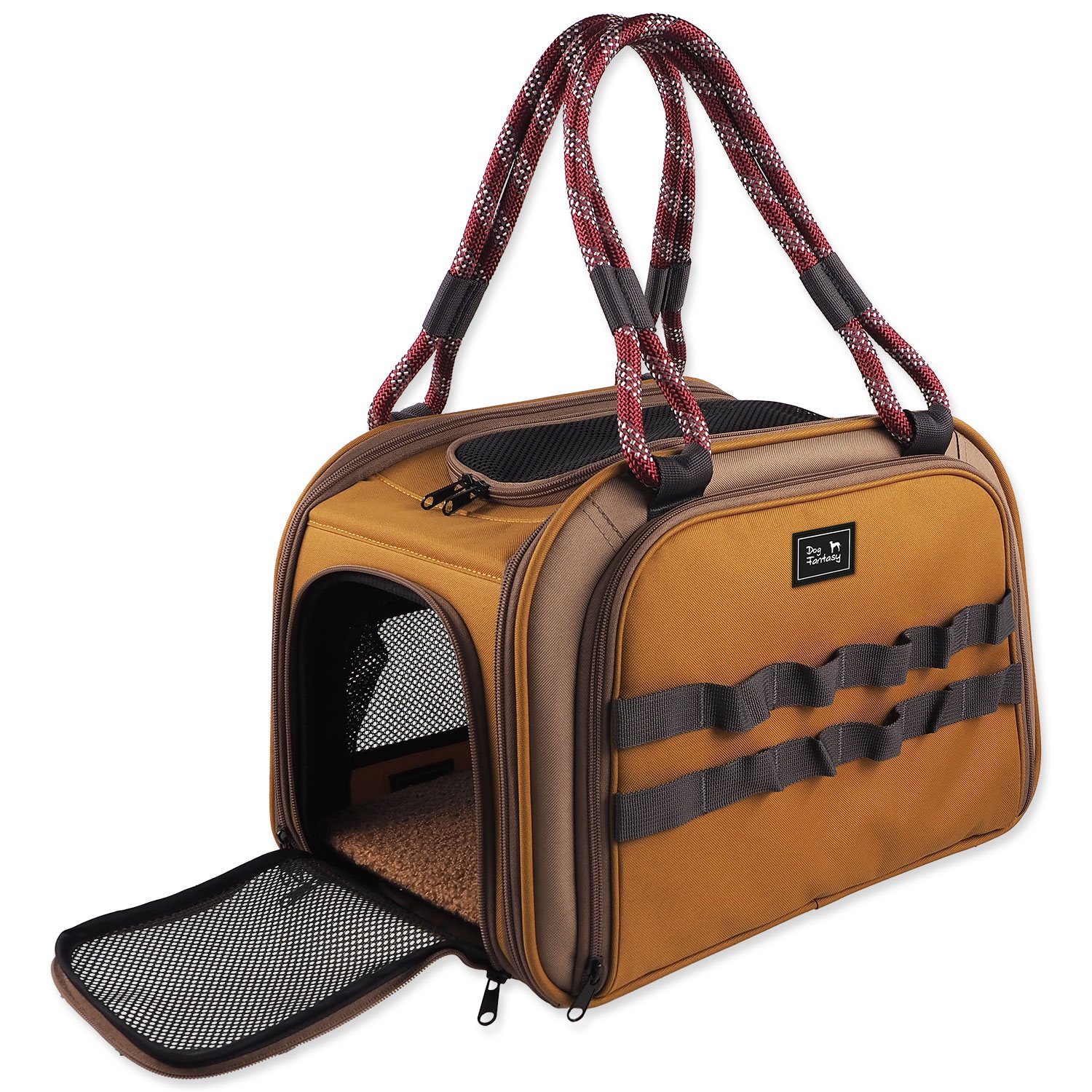 Taška Dog Fantasy Travel Premium rozšiřitelná 44x27x29cm