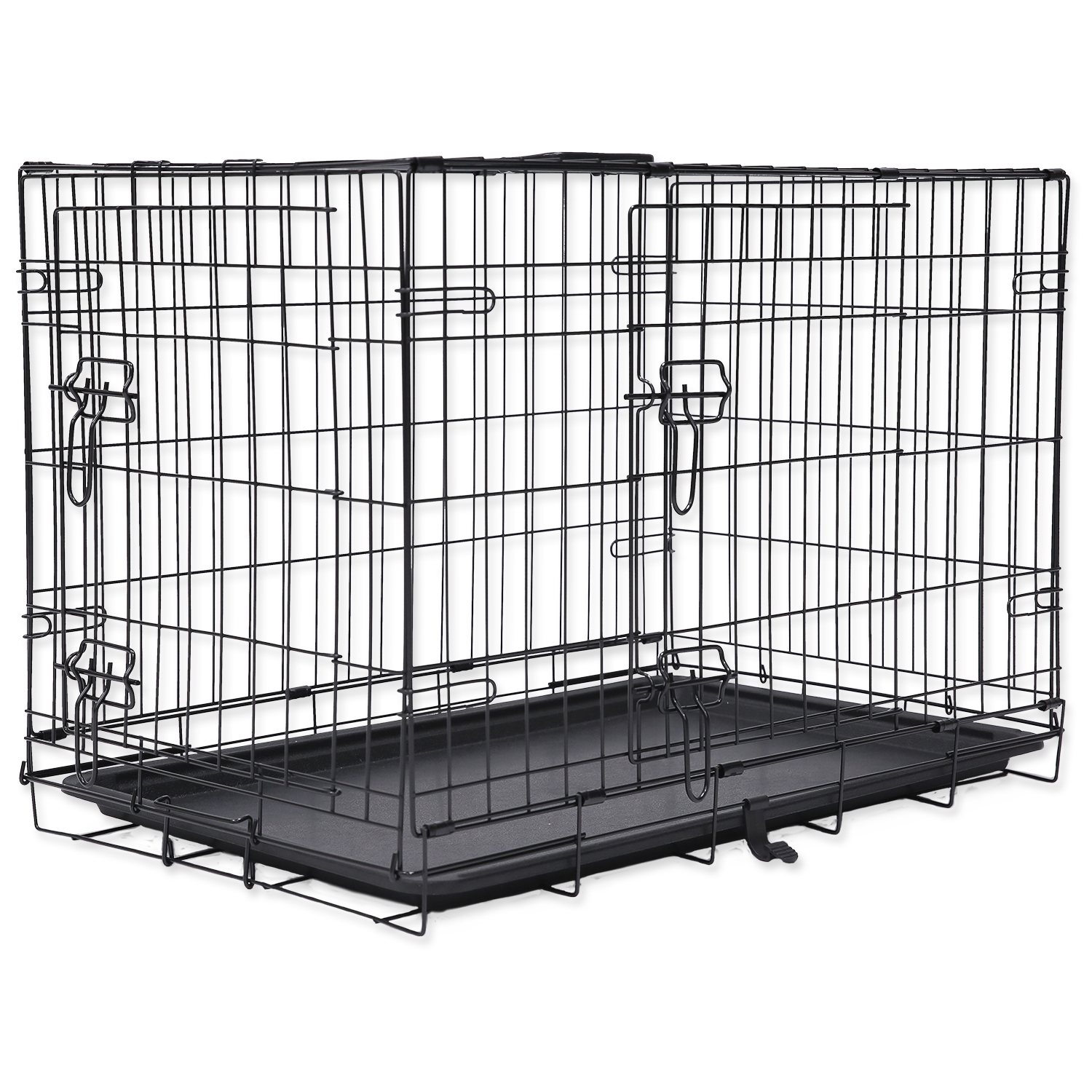 Klec Dog Fantasy skládací M 2 dveře 75x46x53cm-KS