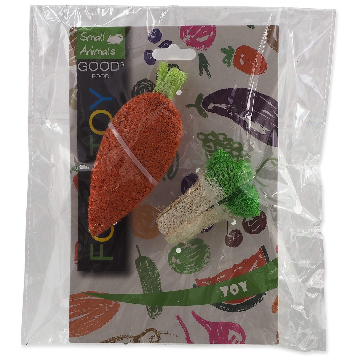 Hračka Small Animals food mrkev a brokolice 2ks-KS