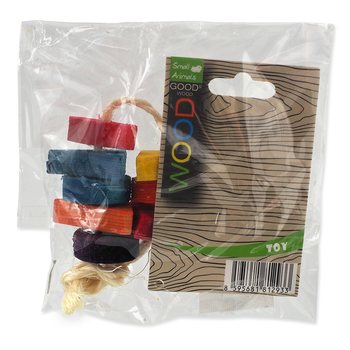 Hračka Small Animals chrastítko barevné 7cm-KS