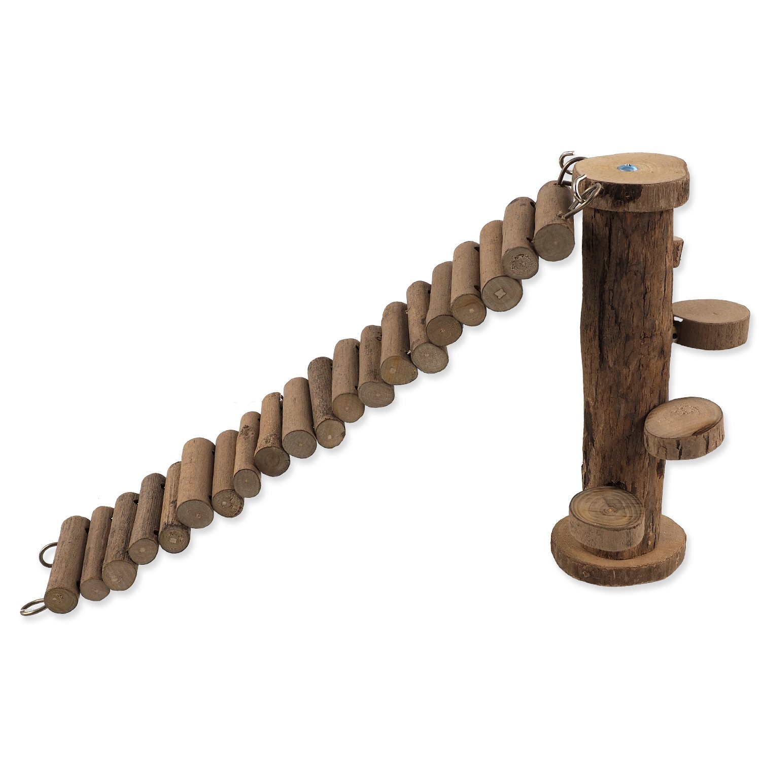 Prolézačka Small Animals dřevěná se schůdky 19x30cm-KS