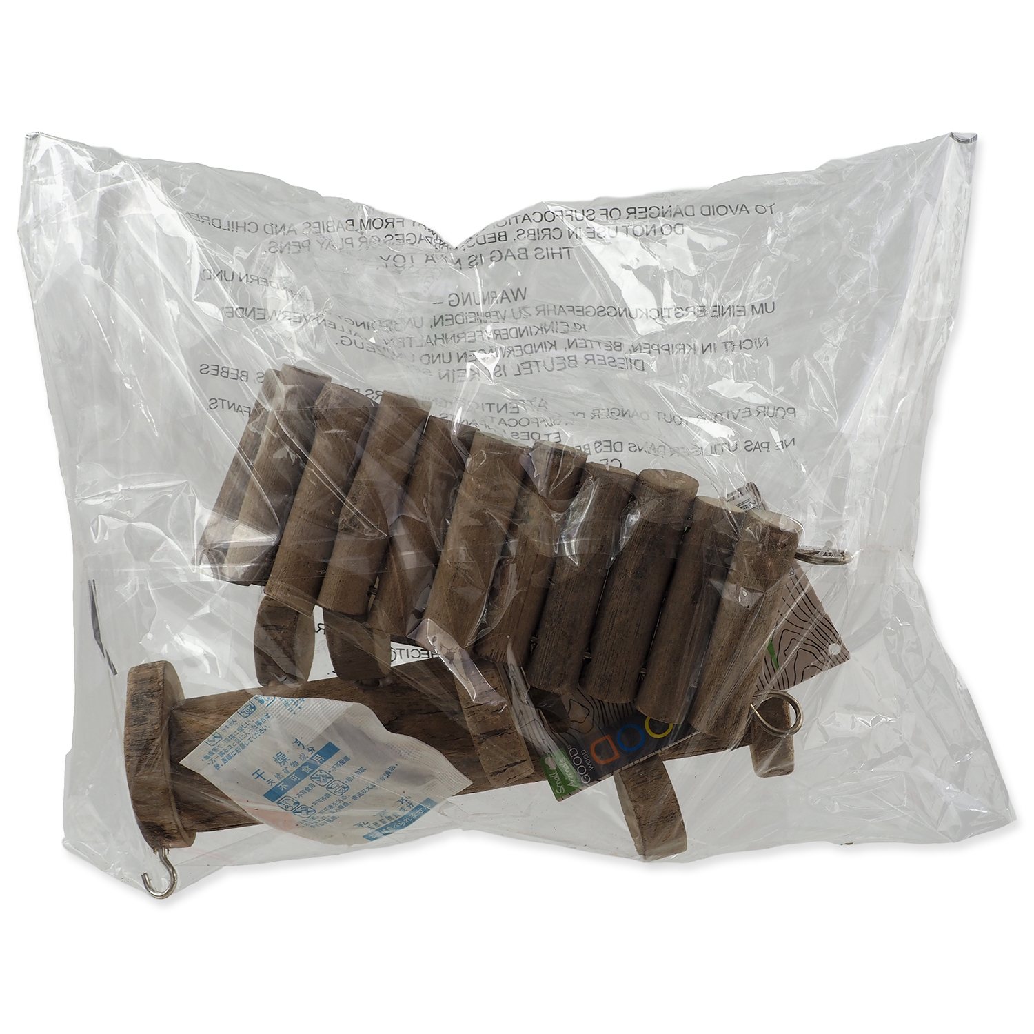 Prolézačka Small Animals dřevěná se schůdky 19x30cm-KS