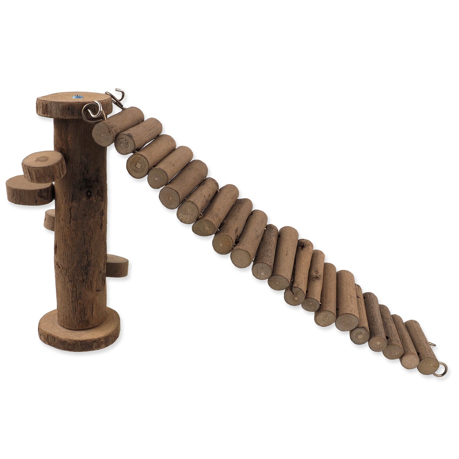 Prolézačka Small Animals dřevěná se schůdky 19x30cm-KS