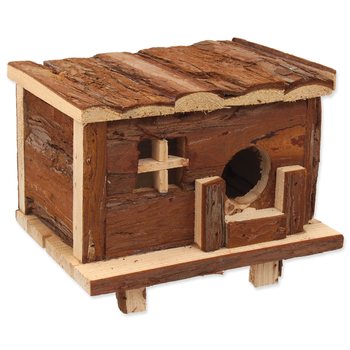 Domek Small Animals Srub dřevěný s kůrou 18x13x13,5cm-KS