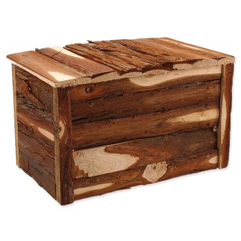 Domek Small Animals dřevěný s kůrou 28x18x16cm-KS