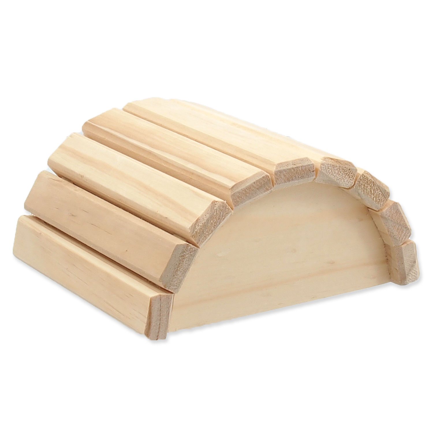 Domek Small Animals Půlkruh dřevěný 16,5x15x8cm-KS