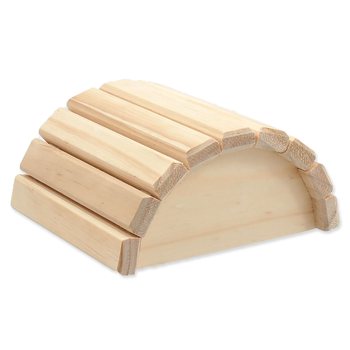 Domek Small Animals Půlkruh dřevěný 16,5x15x8cm-KS