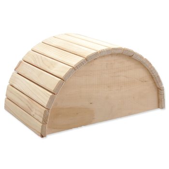 Domek Small Animals Půlkruh dřevěný 31x20x15,5cm-KS