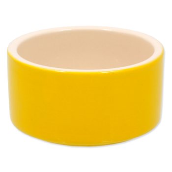Miska Small Animals keramická pro králíky žlutá 10x5cm-KS