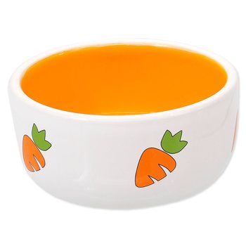 Miska Small Animals keramická pro králíky bílo-žlutá 11,5x5cm 300ml-KS