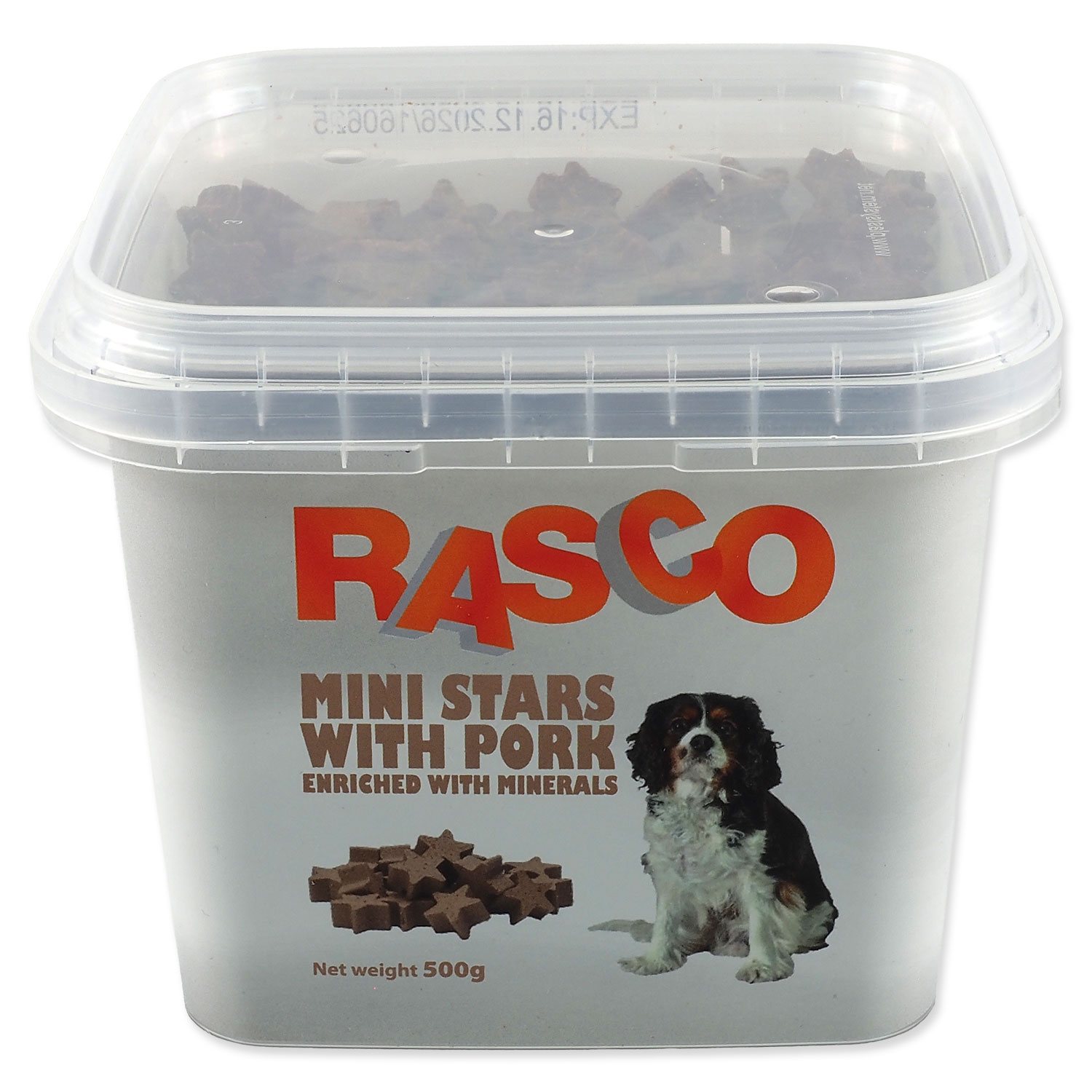 Pochoutka Rasco kalciové hvězdičky 0,7cm 500g-KS