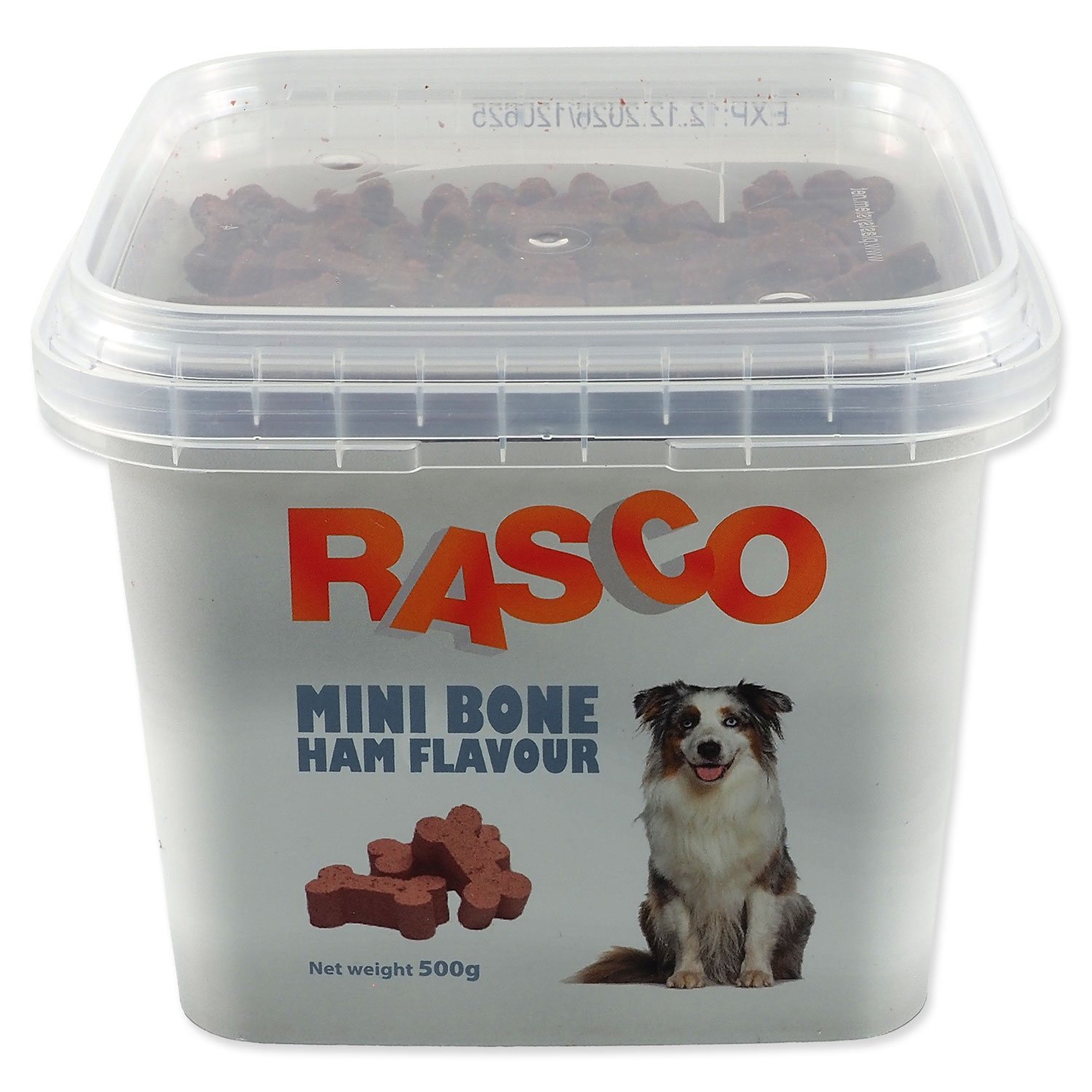 Pochoutka Rasco šunkové mini kostičky 2cm 500g-KS
