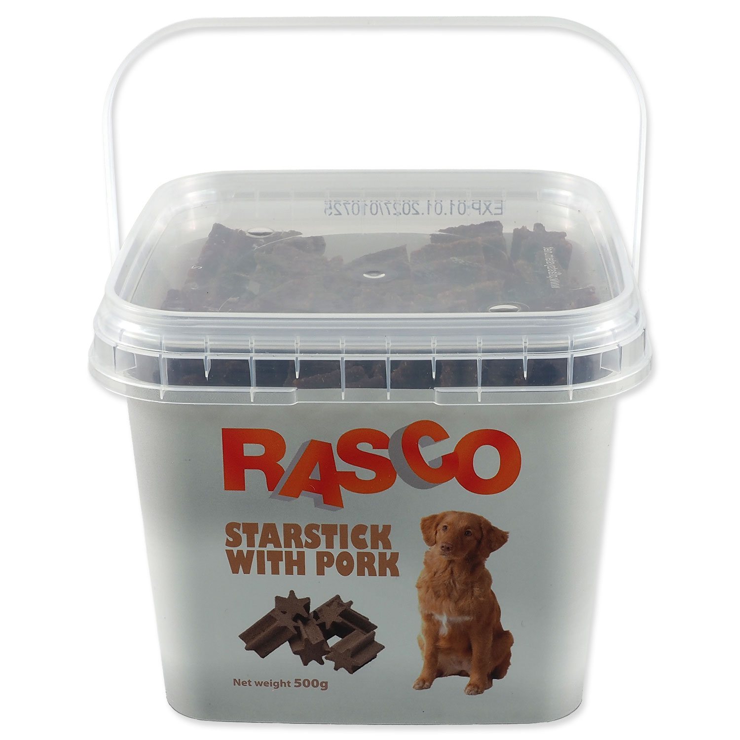 Pochoutka Rasco tyčinky ve tvaru hvězdy 2,5cm 500g-KS