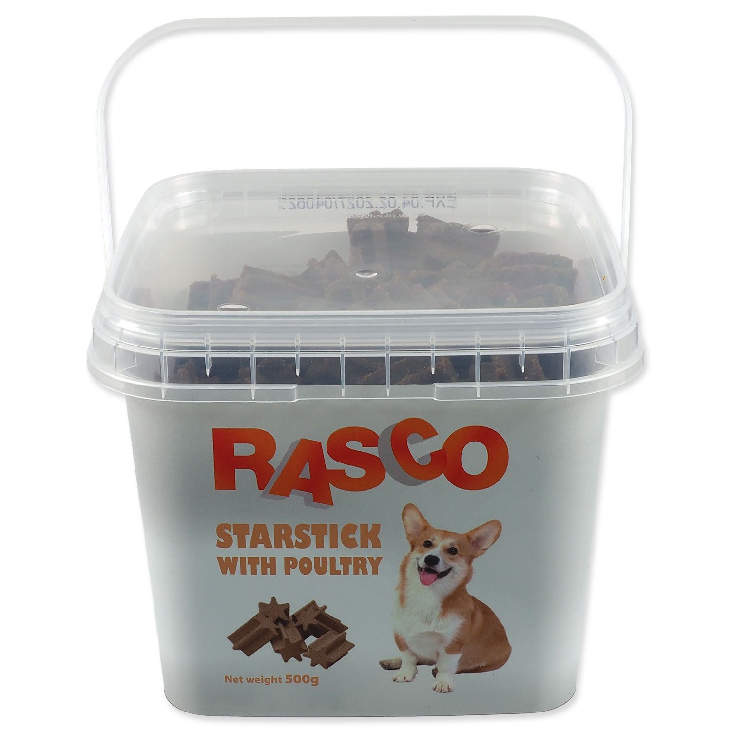 Pochoutka Rasco drůbeží tyčinky s játry 2,5cm 500g-KS