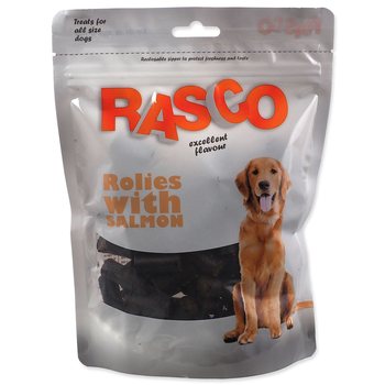 Pochoutka Rasco rolky s lososem 3cm 450g-KS