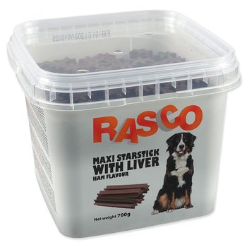Pochoutka Rasco šunková hvězda s játry 9cm 700g-KS