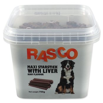 Pochoutka Rasco šunková hvězda s játry 9cm 700g-KS