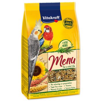 Krmivo Vitakraft Vital menu korela a střední papoušek 1kg-KS