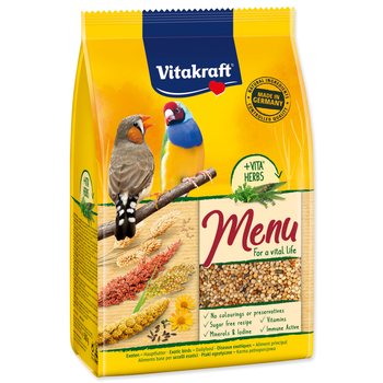 Krmivo Vitakraft Vital Menu drobný exot 500g-KS