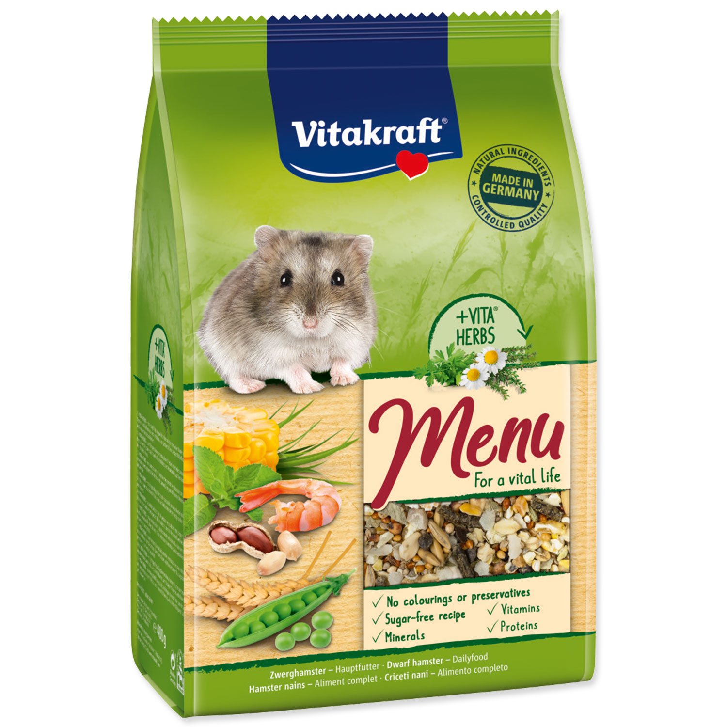 Krmivo Vitakraft Menu křečík 400g-KS