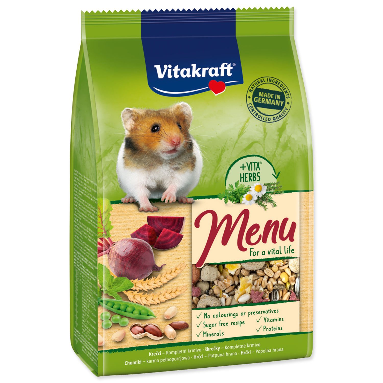 Krimvo Vitakraft Menu křeček 400g-KS