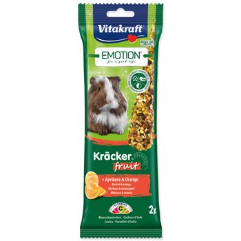 Tyčinky Vitakraft Emotion Kracker morče, s ovocem 2ks-KS