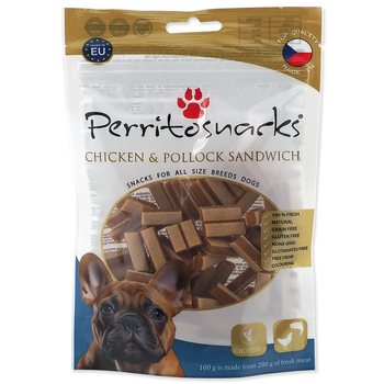 Pochoutka Perrito kuře a treska, sendvič 100g-KS