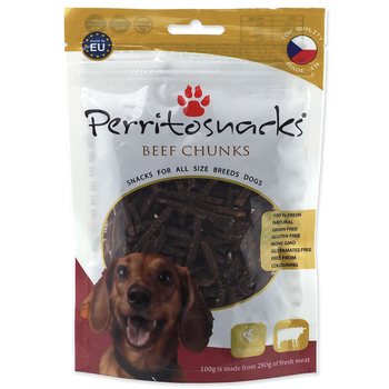 Pochoutka Perrito hovězí kousky 100g-KS