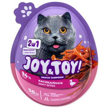 JOY&TOY Surprise egg + Snack pro kočky MIX /18/-KS