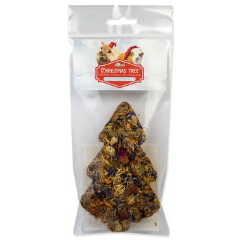 Pochoutka Limara Goody Crunch stromeček Vánoční, měsíček, chrpa a růže 80g-KS