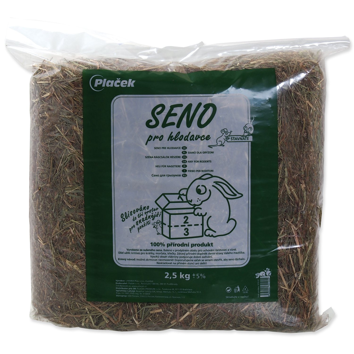 Seno krmné lisované 2,5kg-KS