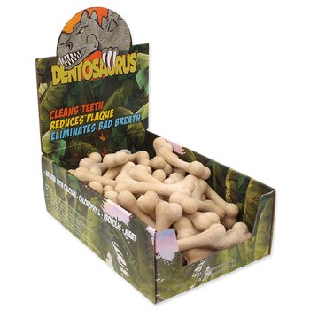 Displej Kost Dentosaurus kalciová 8,5cm 56ks-KS