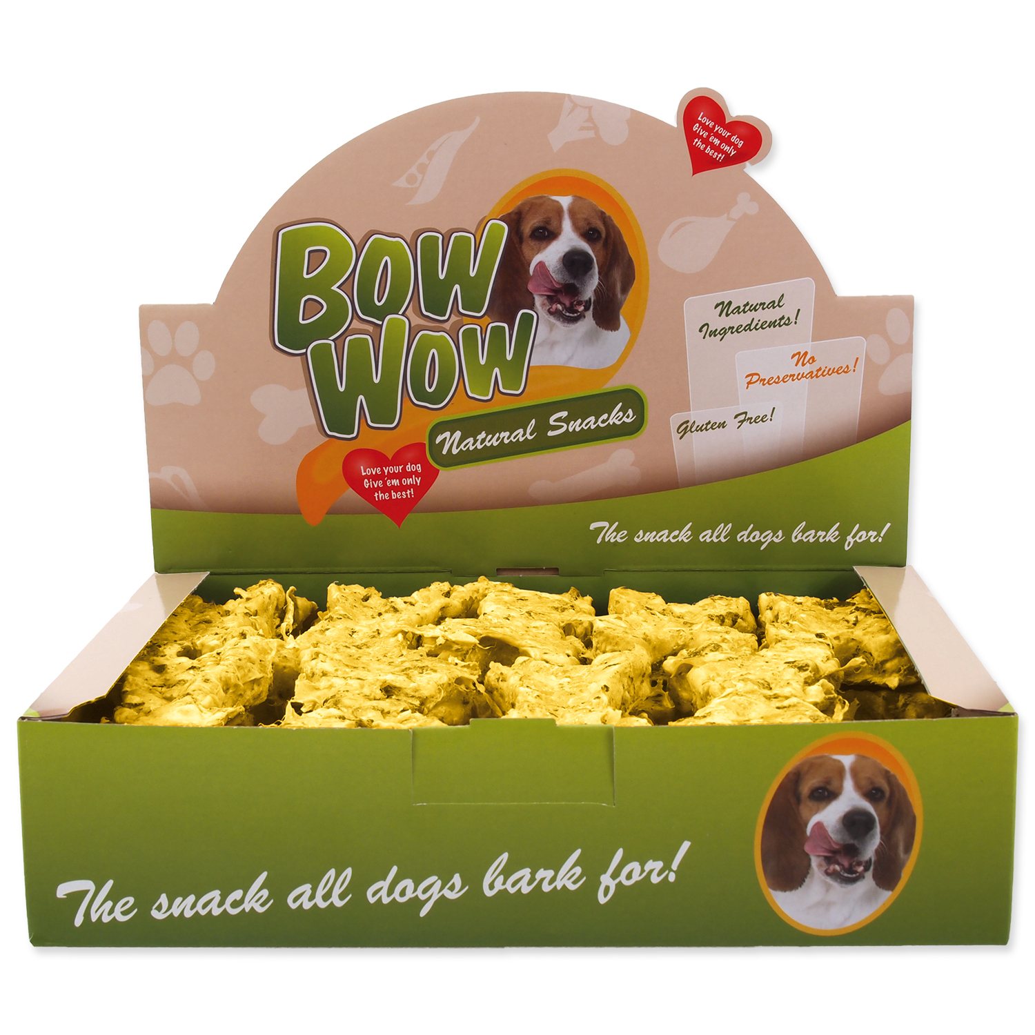 Pochoutka Mira Mar Bow Wow Prebio drůbež a Juka, kost 30ks-KS