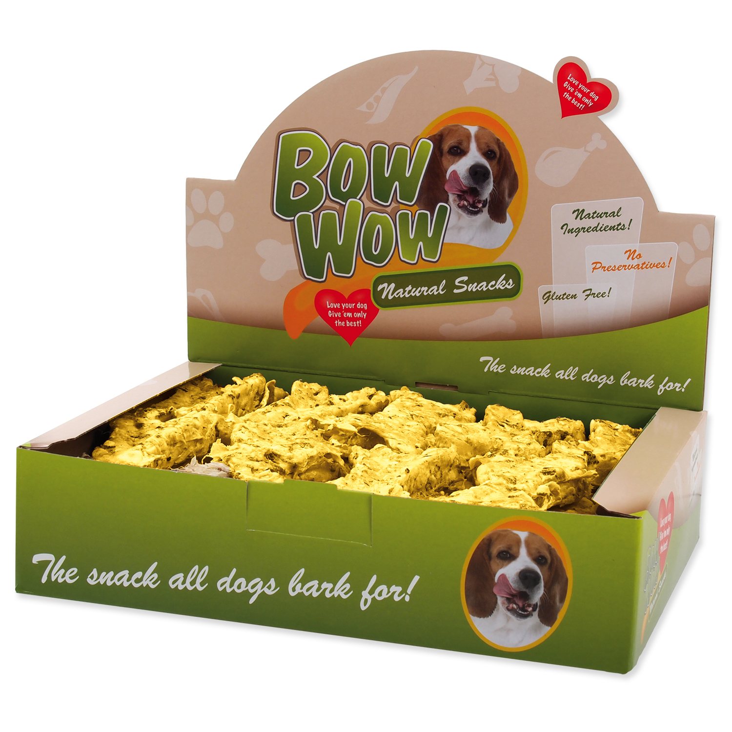 Pochoutka Mira Mar Bow Wow Prebio drůbež a Juka, kost 30ks-KS