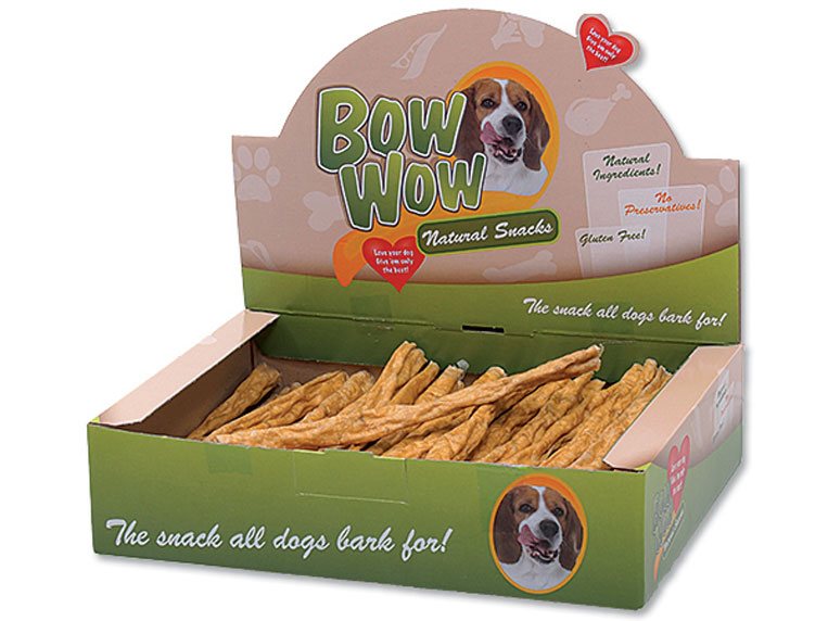 Pochoutka Mira Mar Bow Wow Natural, drůbež a Juka, tyčinky 50ks-KS