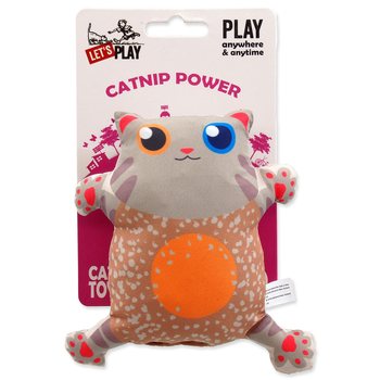 Hračka Let´s Play kočka s catnip 1, 14cm-KS