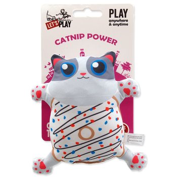 Hračka Let´s Play kočka s catnip 6, 14cm-KS