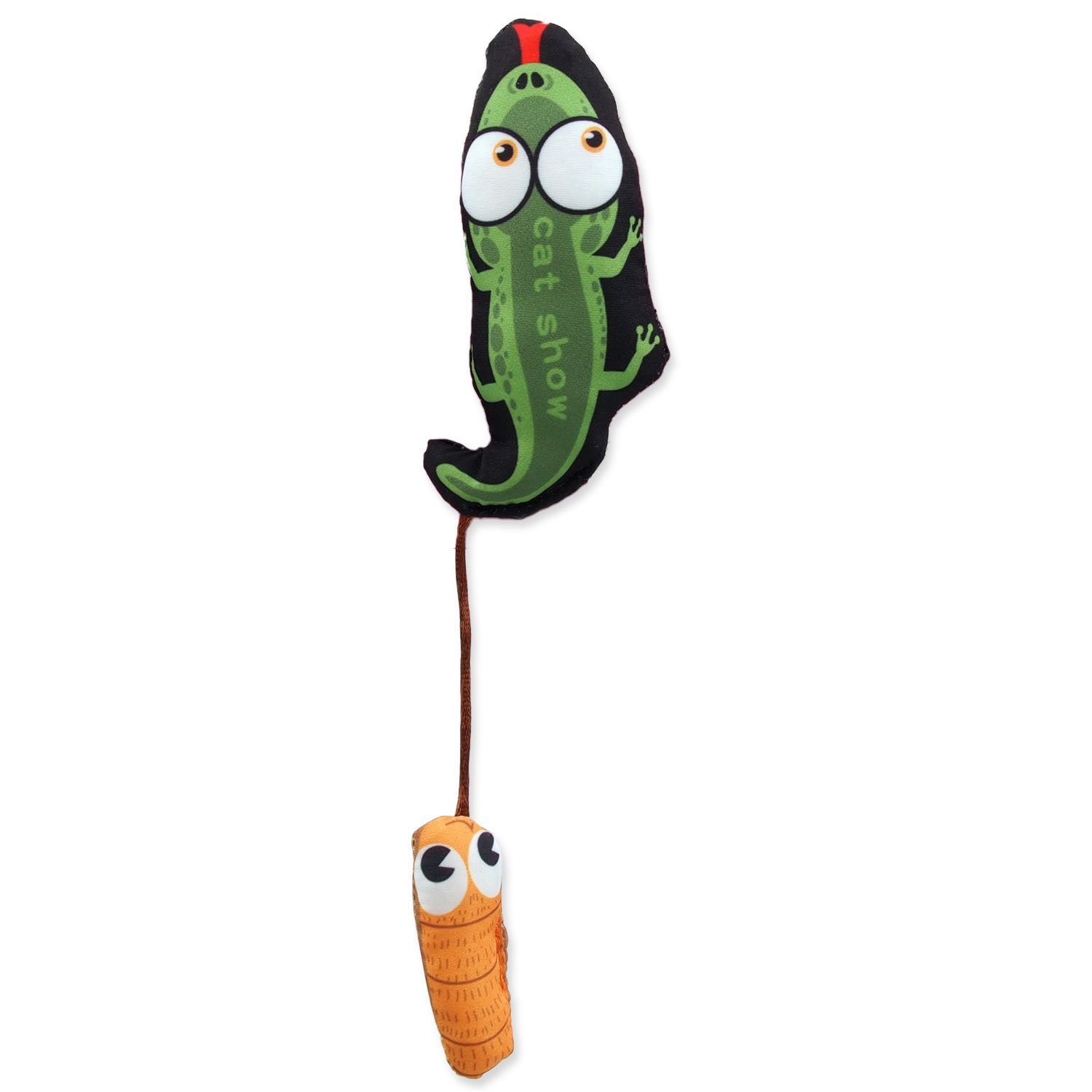 Hračka Let´s Play krokodýl s catnip 17cm-KS