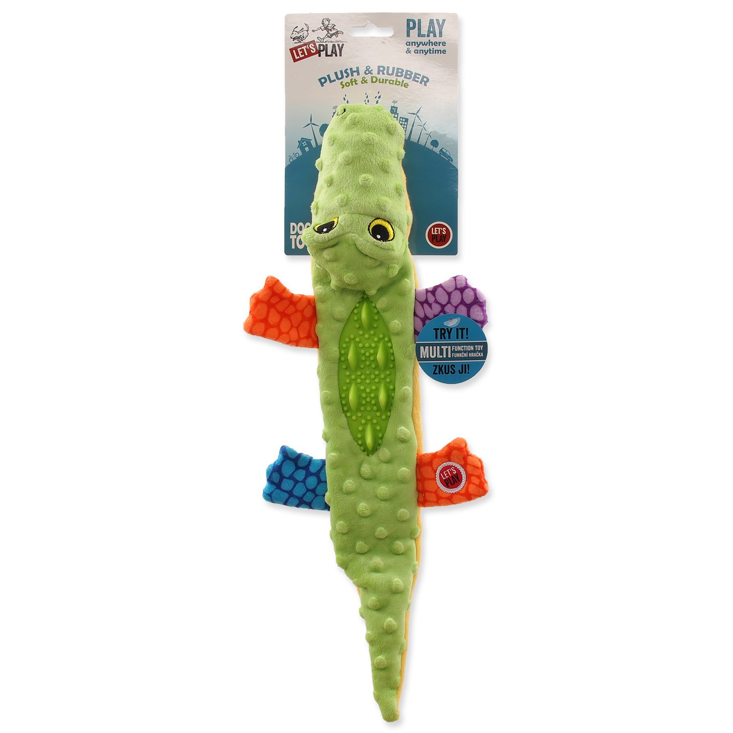 Hračka Let´s Play krokodýl 45cm-KS