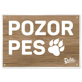 Tabulka výstražná univerzální pozor pes-KS