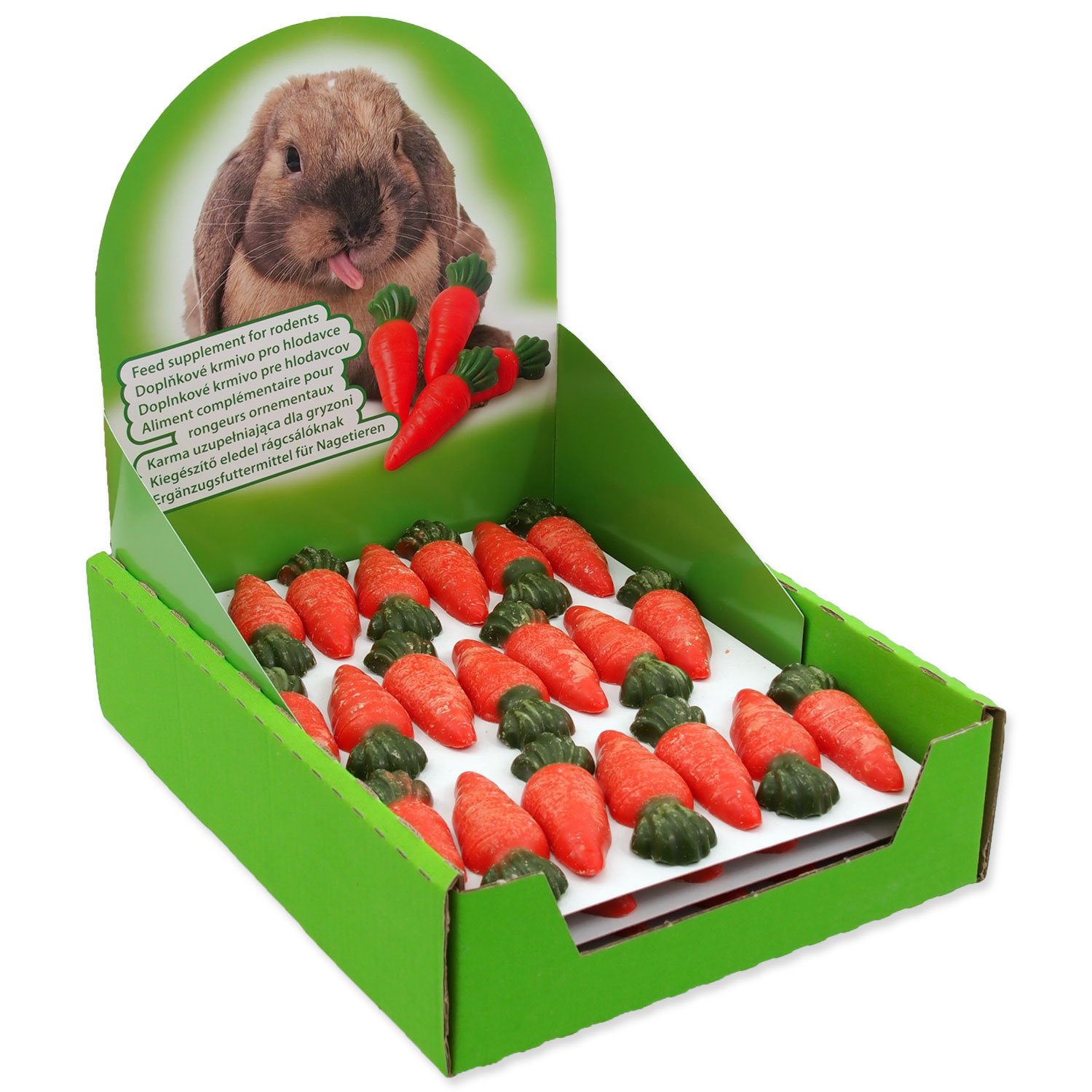 Pochoutka Dafiko čokosy mrkvičky 84ks-KS