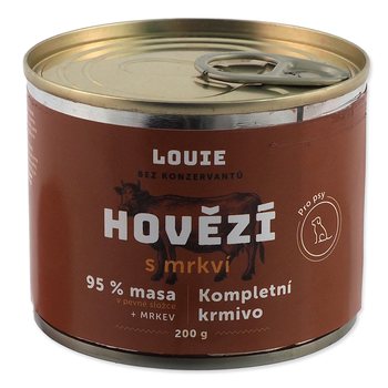 Konzerva LOUIE hovězí  s mrkví 200g-KS