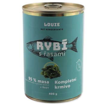 Konzerva LOUIE rybí s řasami 400g-KARTON
