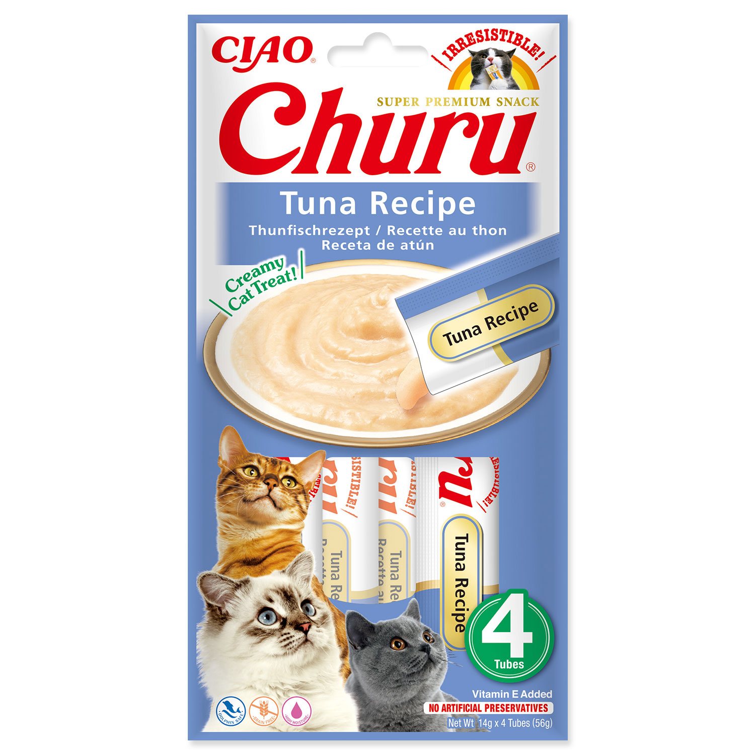 Pochoutka Churu tuňák 4x14g-KS