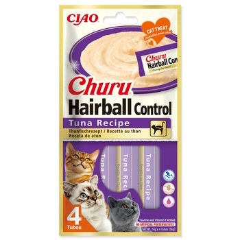 Pochoutka Churu Hairball tuňák 4x14g-KS
