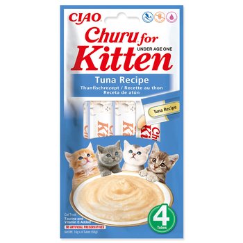Pochoutka Churu Kitten tuňák 4x14g-KS
