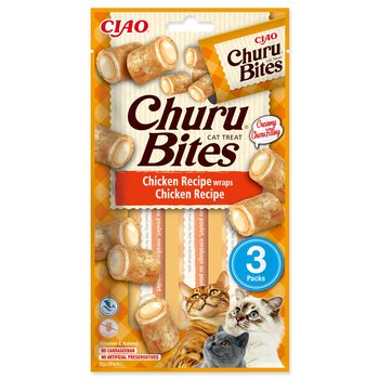 Pochoutka Churu Bites wraps kuře 3x10g-KS